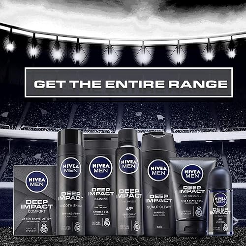 Miniatura 9 de NIVEA MEN Gel de ducha, gel de baño limpiador de impacto profundo, hombres, 8.5 fl oz