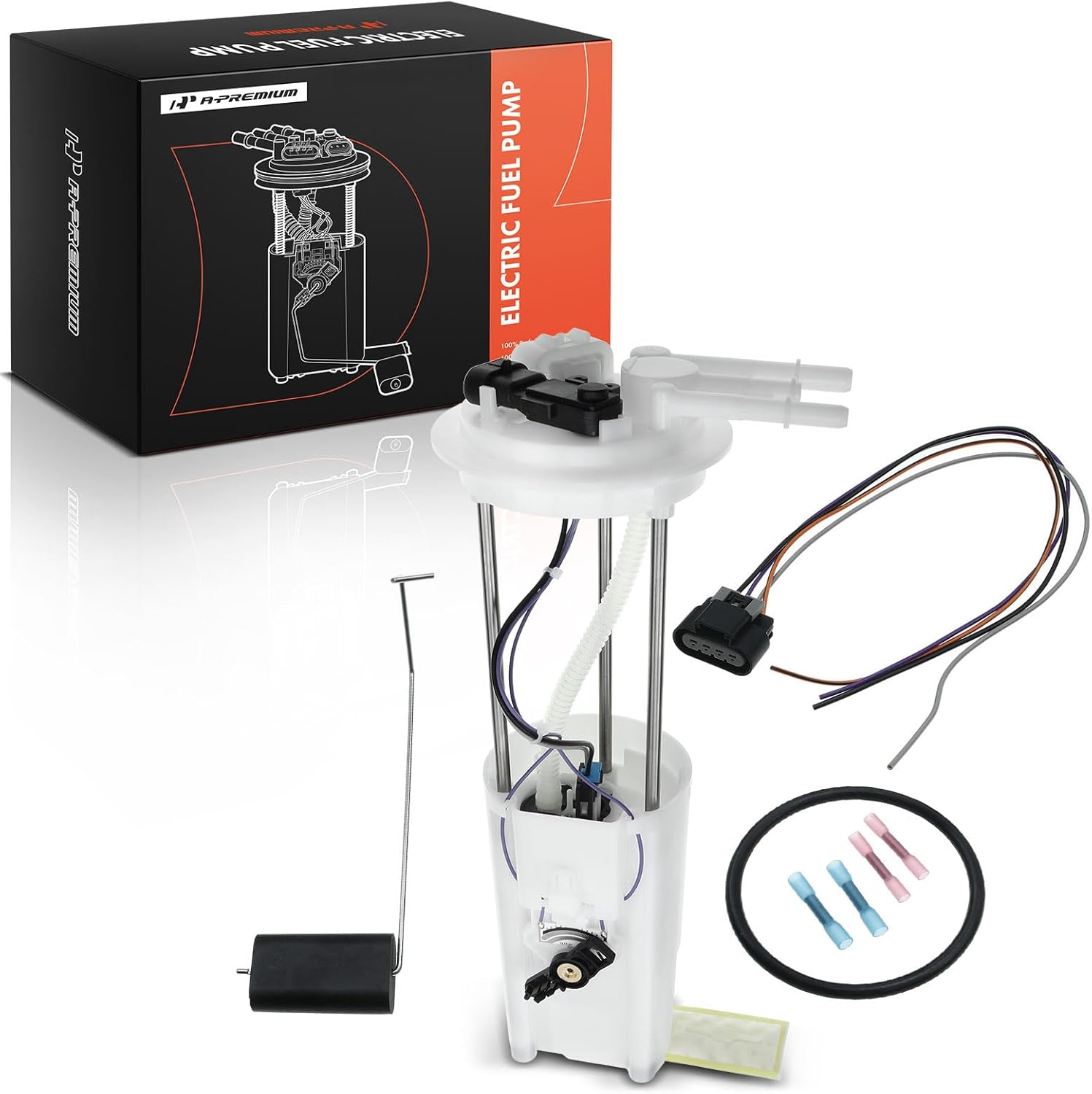 A-Premium Electric Fuel Pump Module Assembly w/Pressure Sensor Compatible with Chevrolet Express 3500 & GMC Savana 3500 1998-2002, Replace# 19332105 19177264