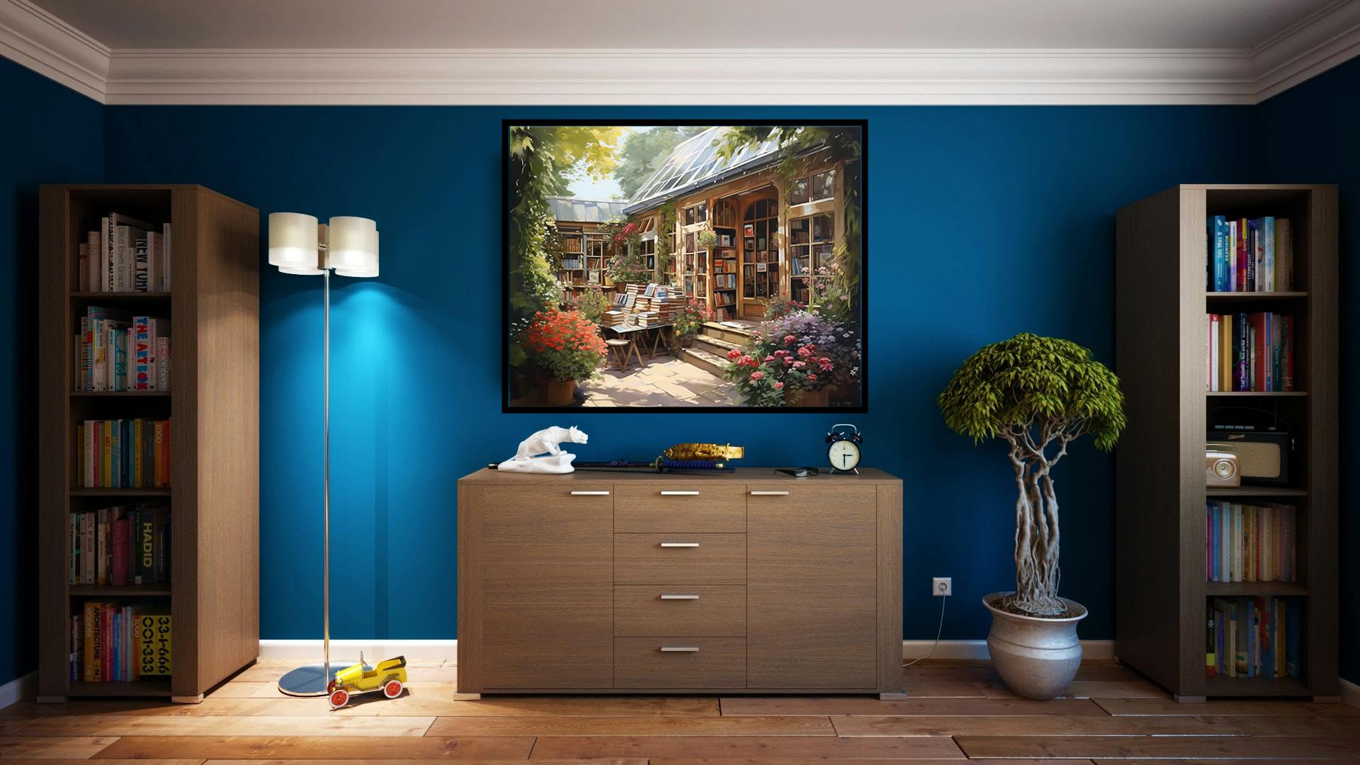 Kit Peinture Par Numéros Adultes - Toile 40x50 Cm, 24 Couleurs Acryliques, Pinceaux Inclus - Paysage Lac (DIY, Détente, Décoration)