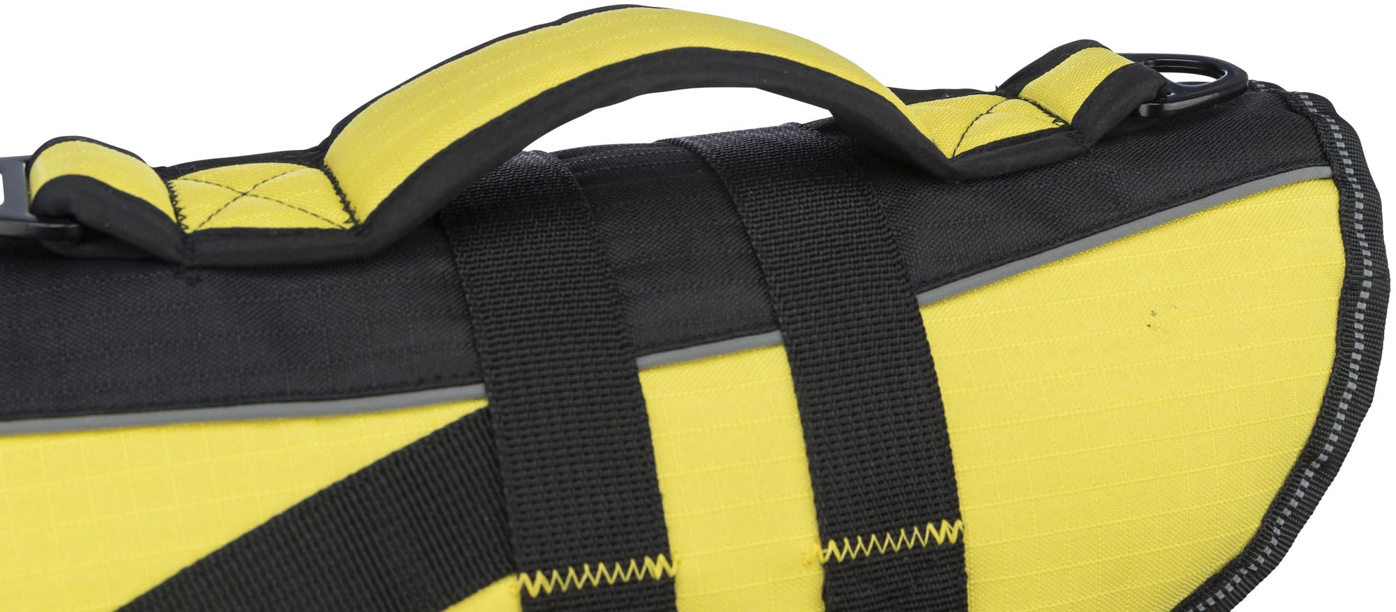 TRIXIE Gillet de Flottaison pour Chien en Polyester L Jaune/Noir 1 Unité