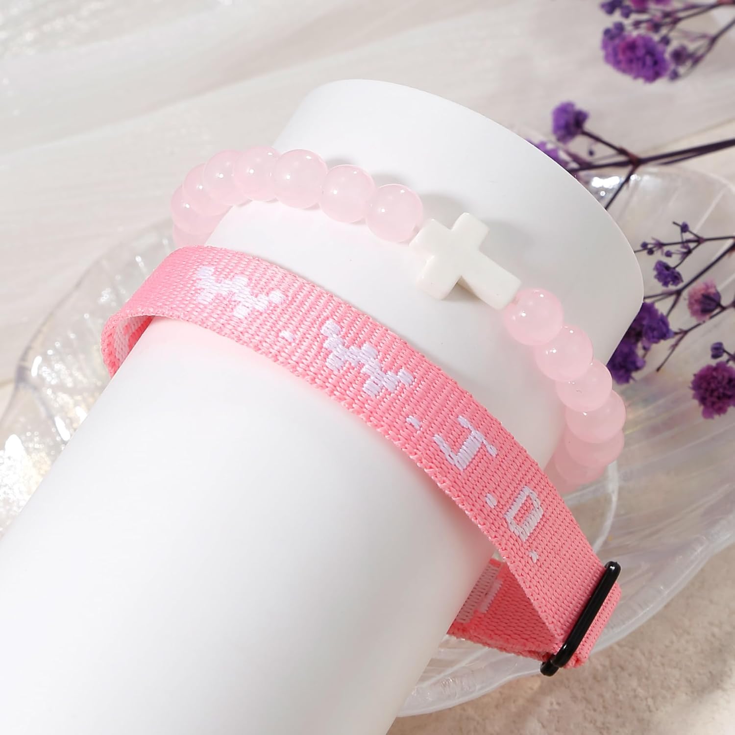 COLOYAN WWJD Bracelet Christian Cross Bracelets for Women Men Jesus Bracelets Faith Religious Easter Christian Jewelry - Image 4