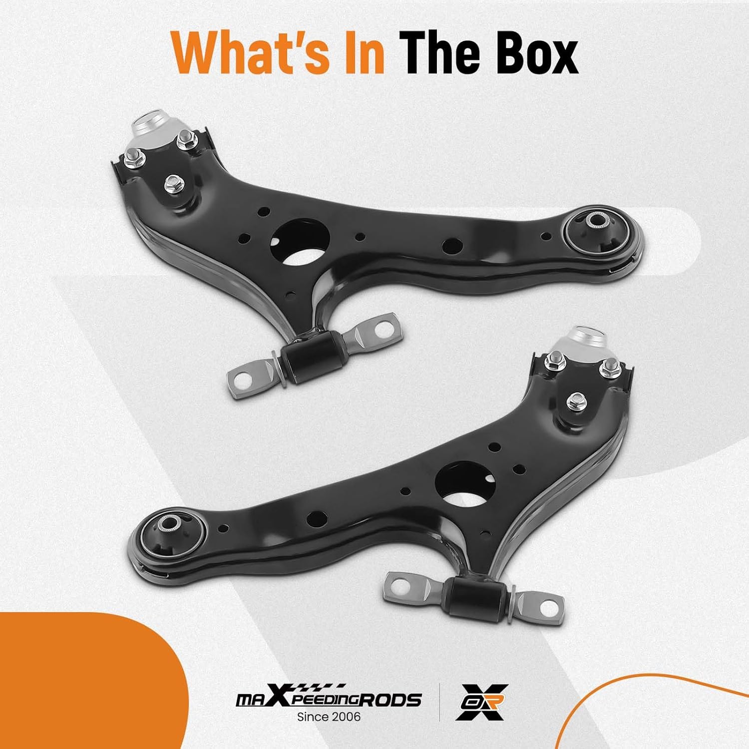 maXpeedingrods 2Pc Front Lower Control Arm w/Ball Joint for Toyota Sienna 2011-2020, K622035 K622036 Lower Control Arm Kit