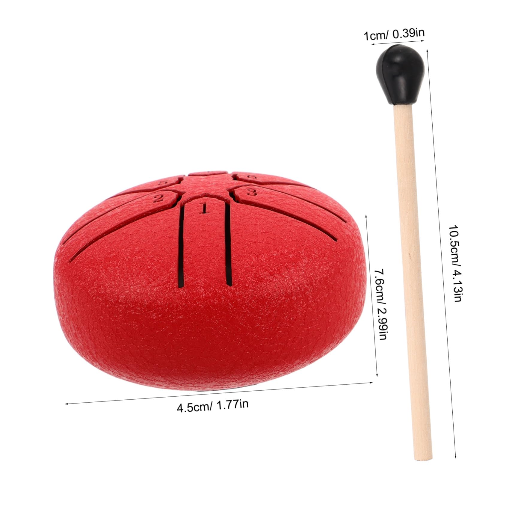 VICASKY Mini Steel Tongue Drum for Adults Portable Note Percussion Instrument for Yoga Meditation Outdoor Garden Use Calming Sound for Relaxation