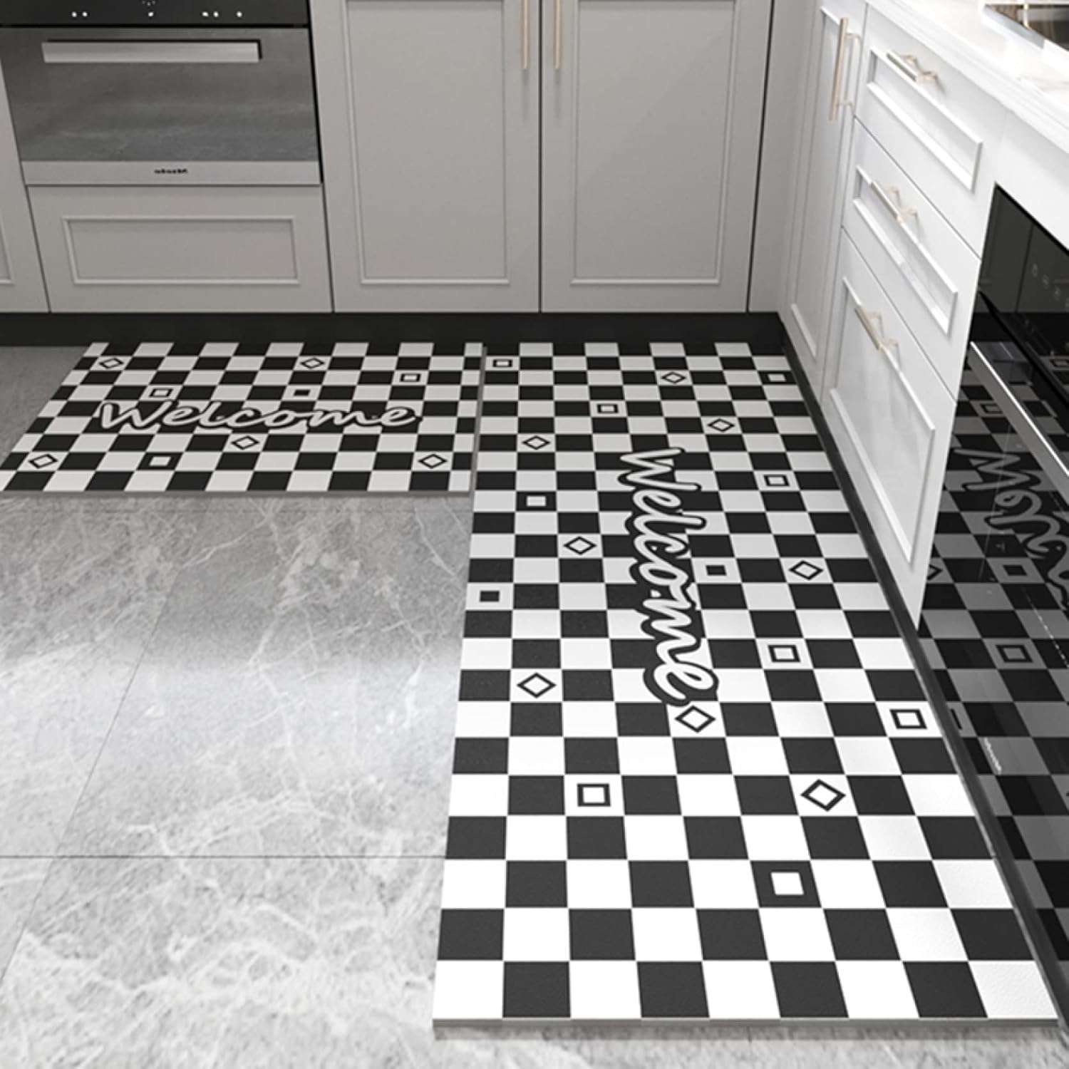 和風 キッチンマット 台所マット シンプル カラー 玄関 ラグ はっ水 汚れ防止 防油 防水 油水対策 滑り止め 防臭 お手入れ簡単