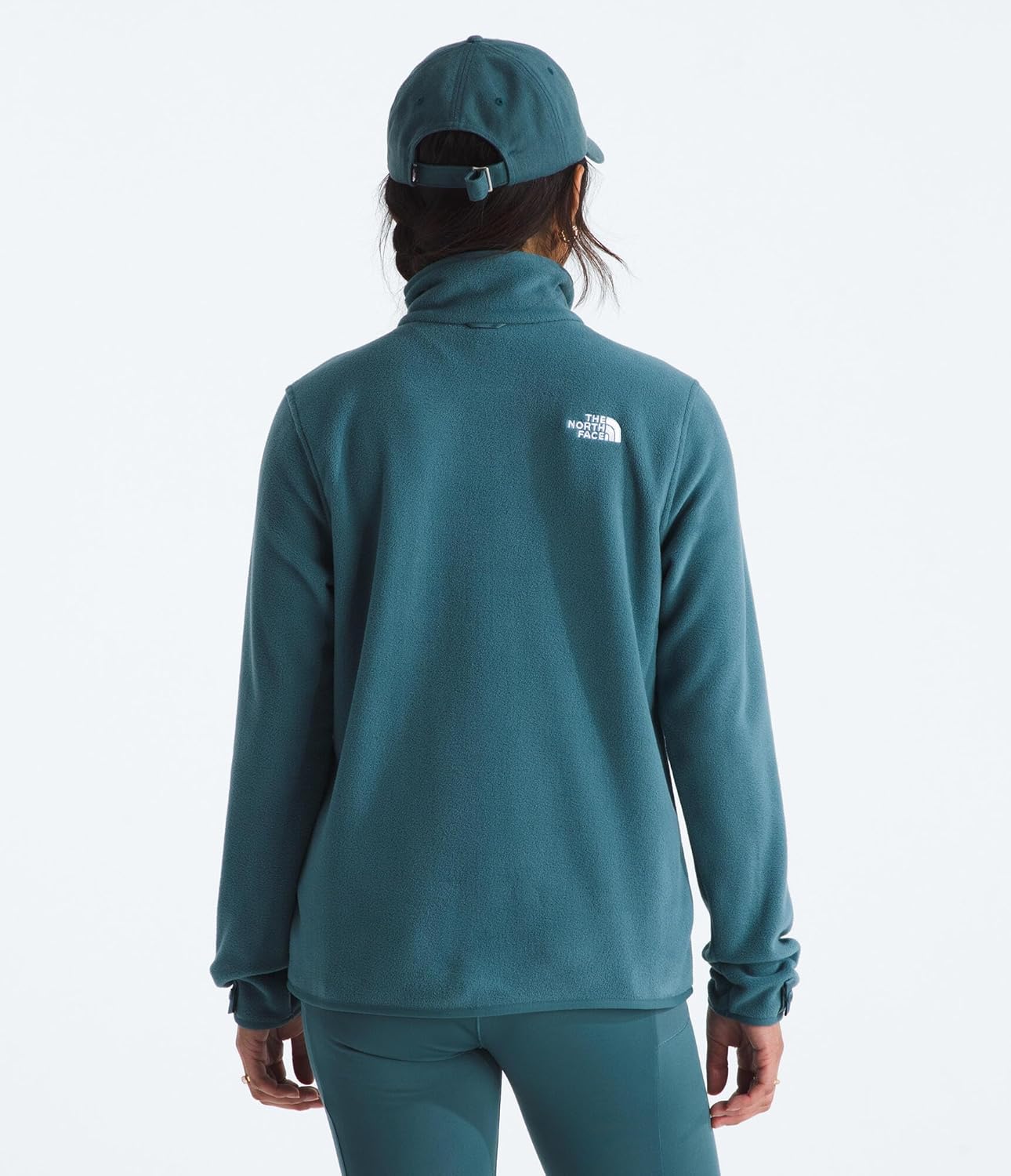 The North Face womens Glacier Fleece Jacket (Standard & Plus Size) - Soft Pullover With Zippered Hand Pockets - Image 3