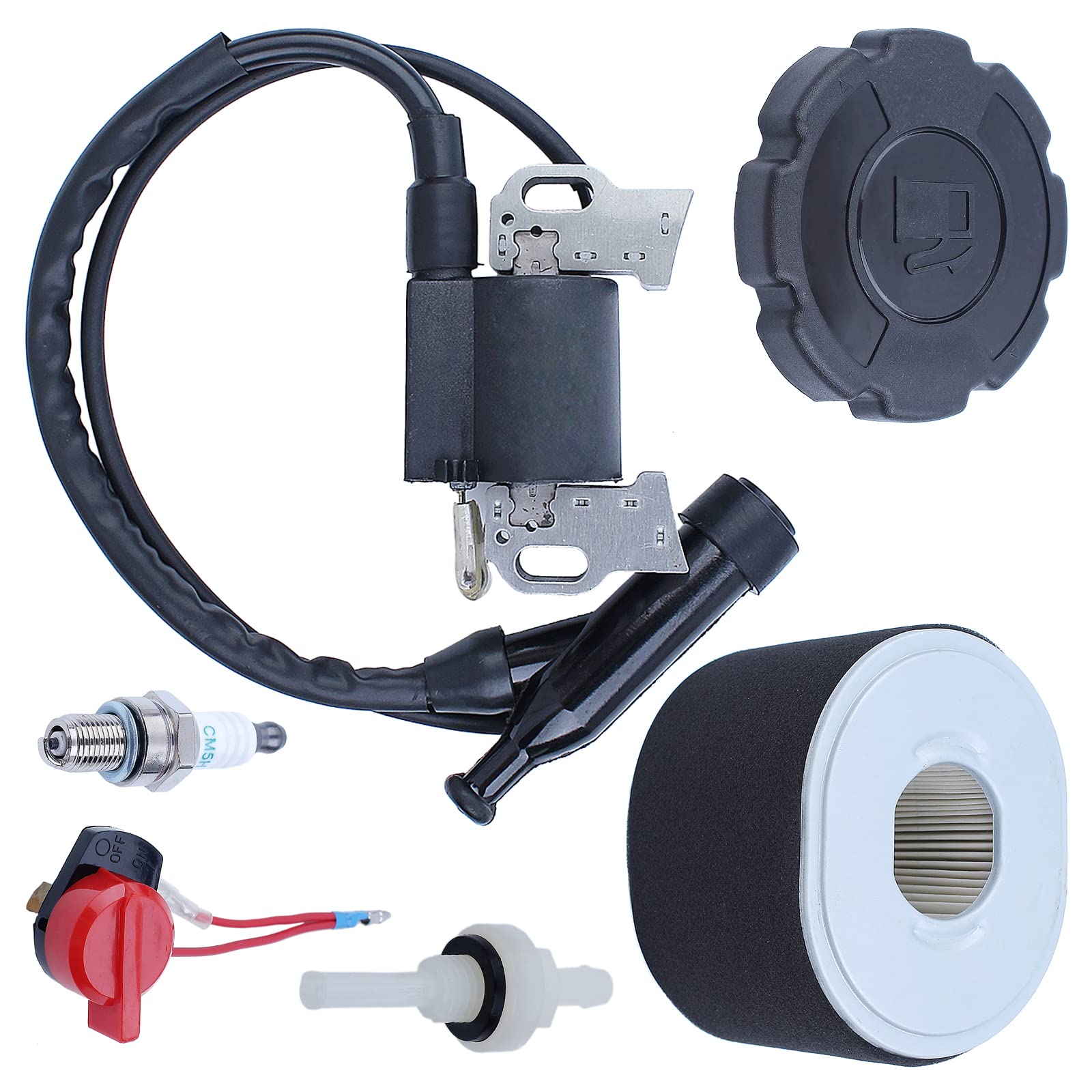 Amazon.com : Atunee GX390 Ignition Coil Air Filter Stop Switch for