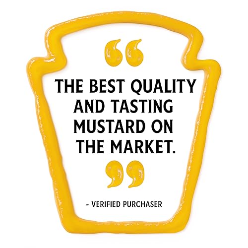 Miniatura 8 de Heinz Mostaza amarilla 100% natural (Forever Full, invertida, sin sello para pelar, estuche de 16 quilates, botellas de 13 onzas)