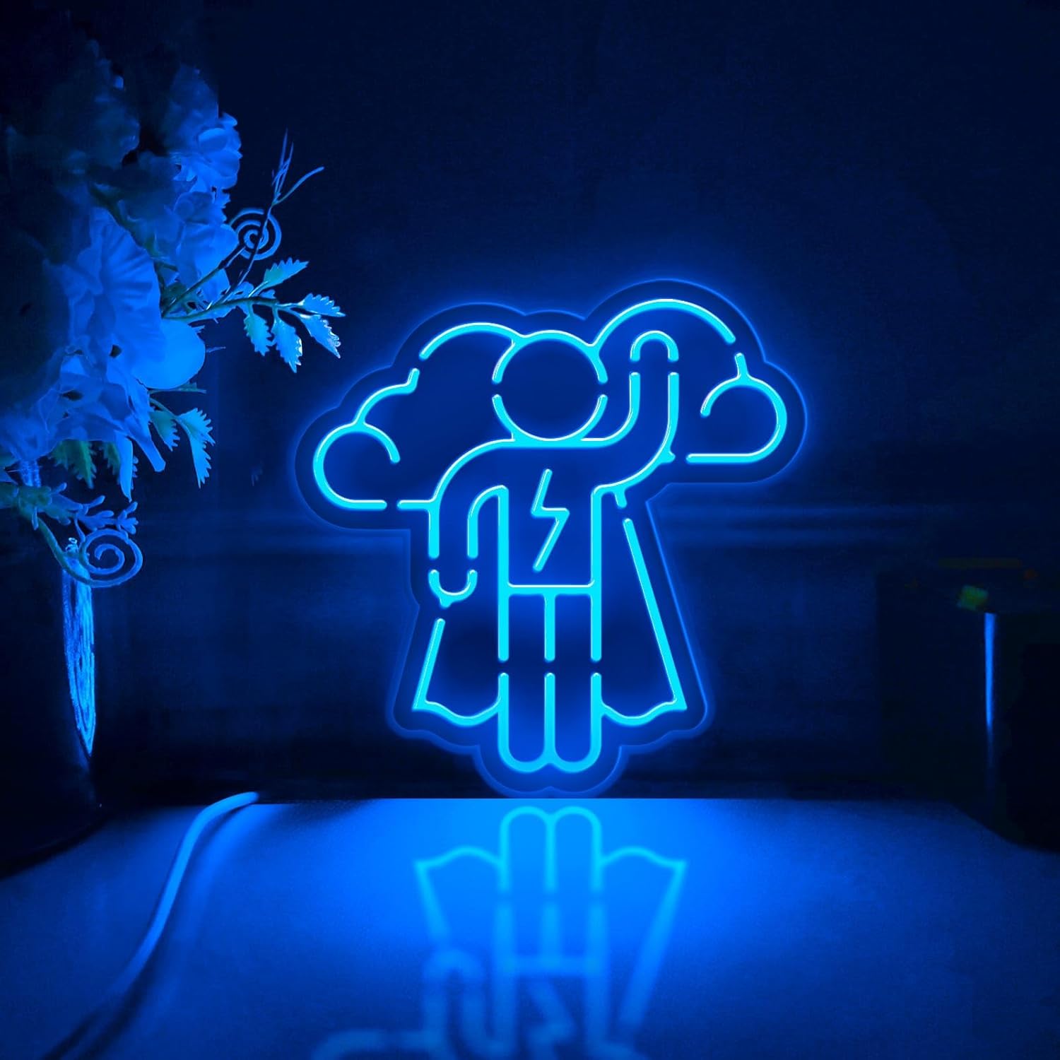 Dreamer Led Light Box, Aspirant Wall Art Decor, Desktop Decorations, Bedroom Decor (RGB & Color Flow Effect, Small Size)