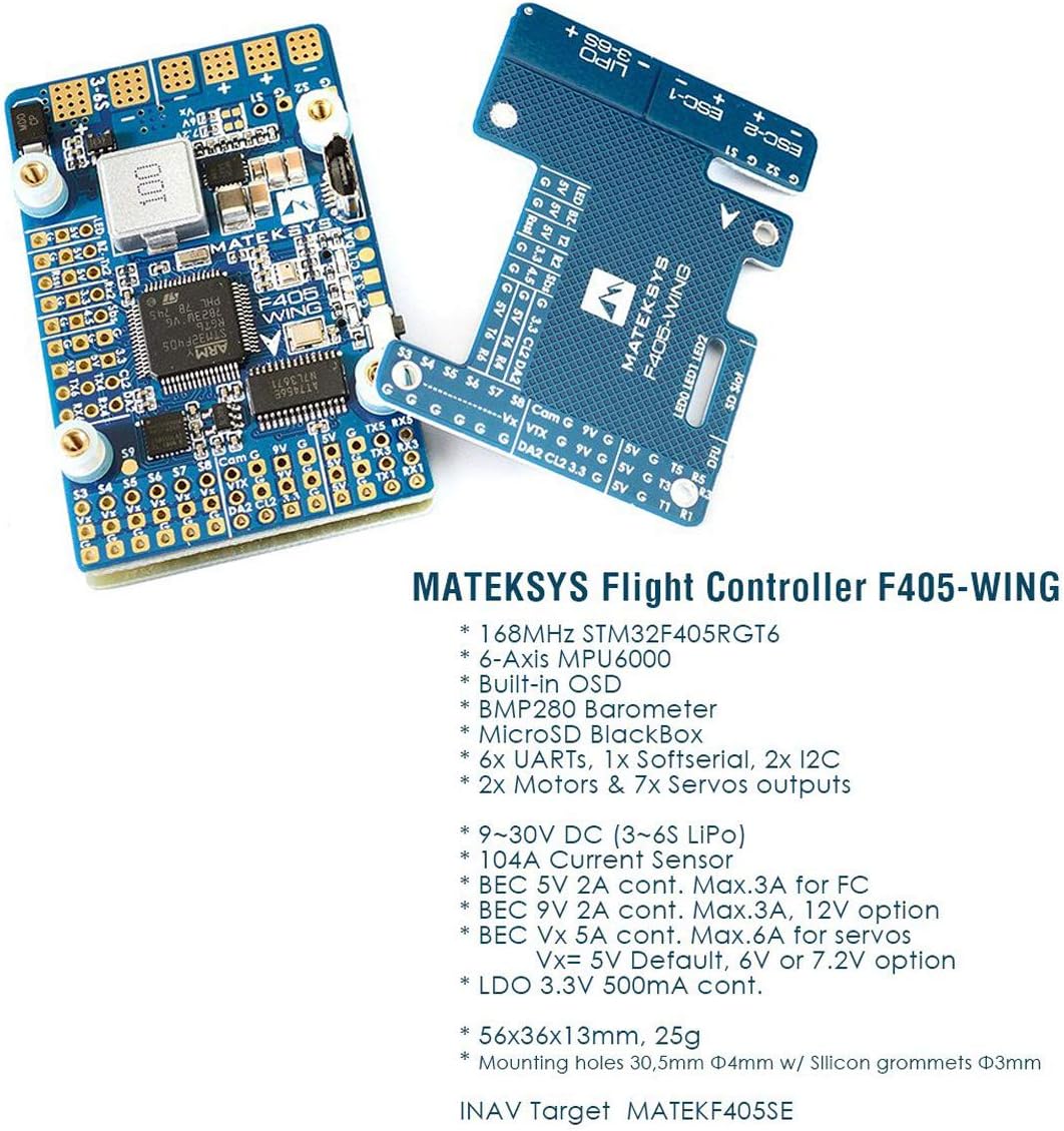 Bеѕt Quаlіtу 🔥 Matek F405 Wing Flight Controller F4 FC Built in OSD BEC Current Sensor on Board for RC FPV Racing Drone Bеѕt Cуbеr Mоndау 🔥 Matek F405 Wing Flight Controller F4 FC Built in OSD BEC Current Sensor on Board for RC FPV Racing Drone