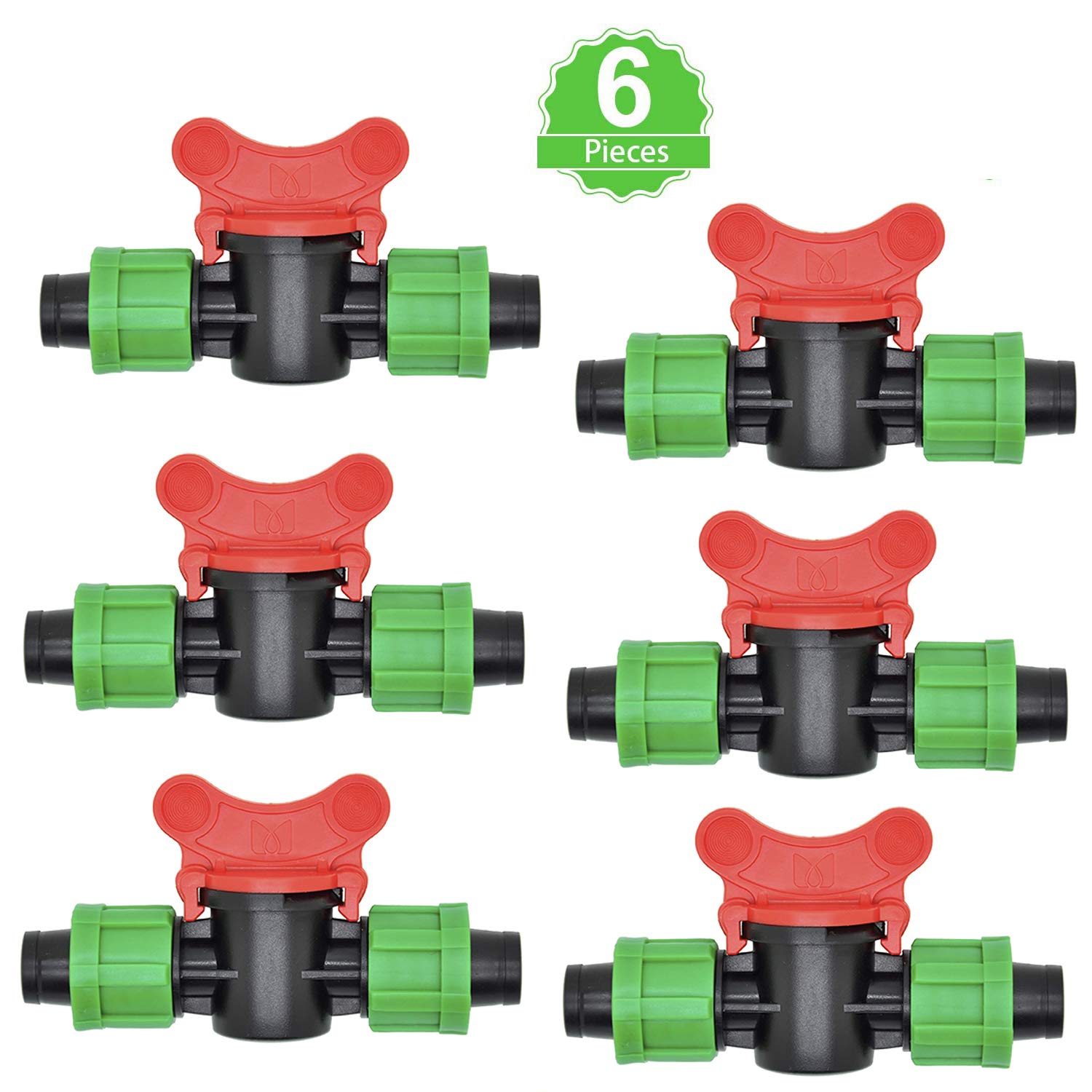 Buy ABSOK Drip Irrigation Tubing 1/2" Universal Shut Off Valve Perma