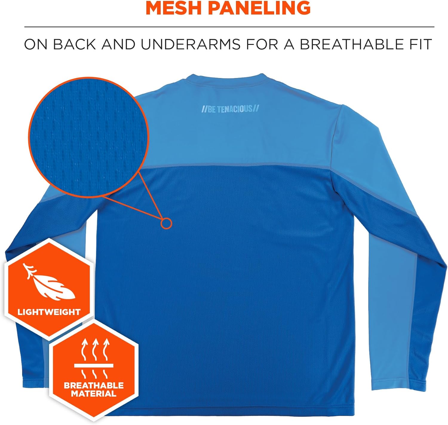 Ergodyne Chill-Its 6689 Cooling Shirts, Long Sleeve Sun Shirt, UV Protection