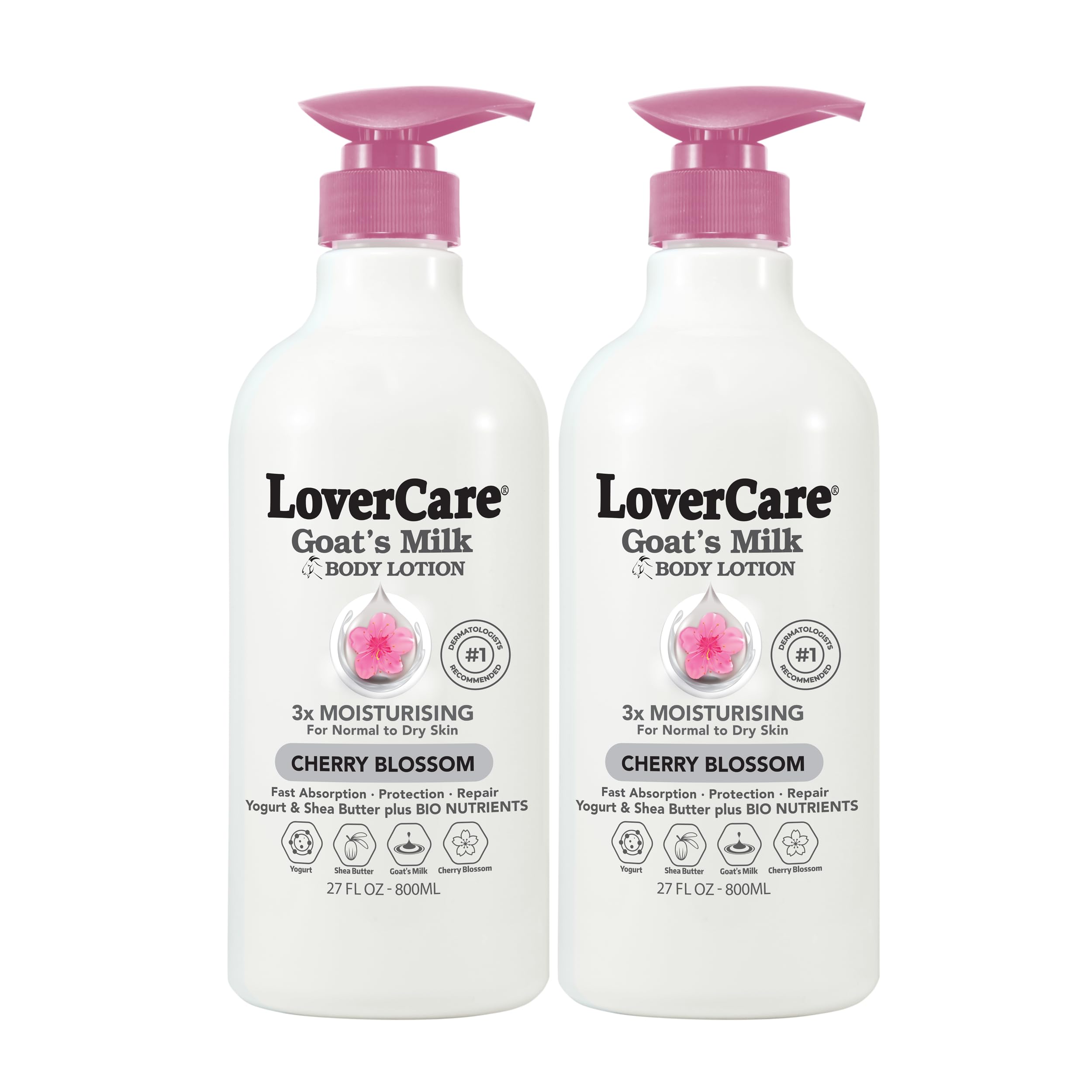 Amazon.com : Lovercare Goat Milk Body Lotion for Dry Skin Cherry