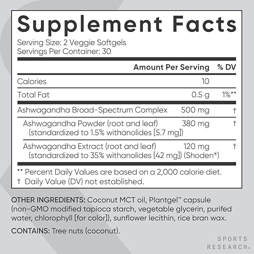 Miniatura 7 de Sports Research Sleep Complex - Cápsulas veganas sin melatonina, suplemento de L-teanina de doble fuerza para concentración, relajación y alerta y
