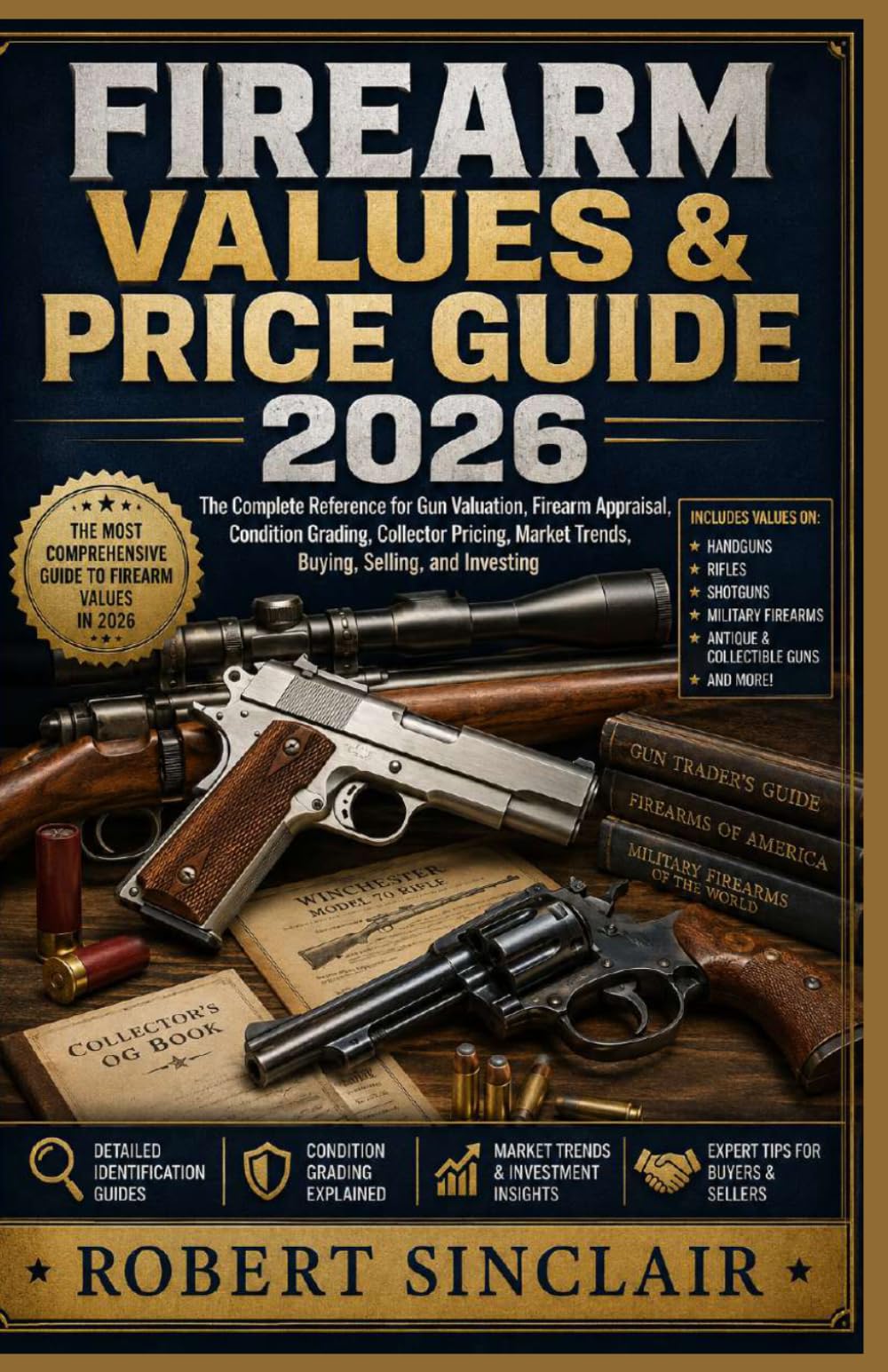 FIREARM VALUES & PRICE GUIDE 2026: The Complete Reference for Gun Valuation, Firearm Appraisal, Condition Grading, Collector Pricing, Market Trends, Buying, Selling, and Investing