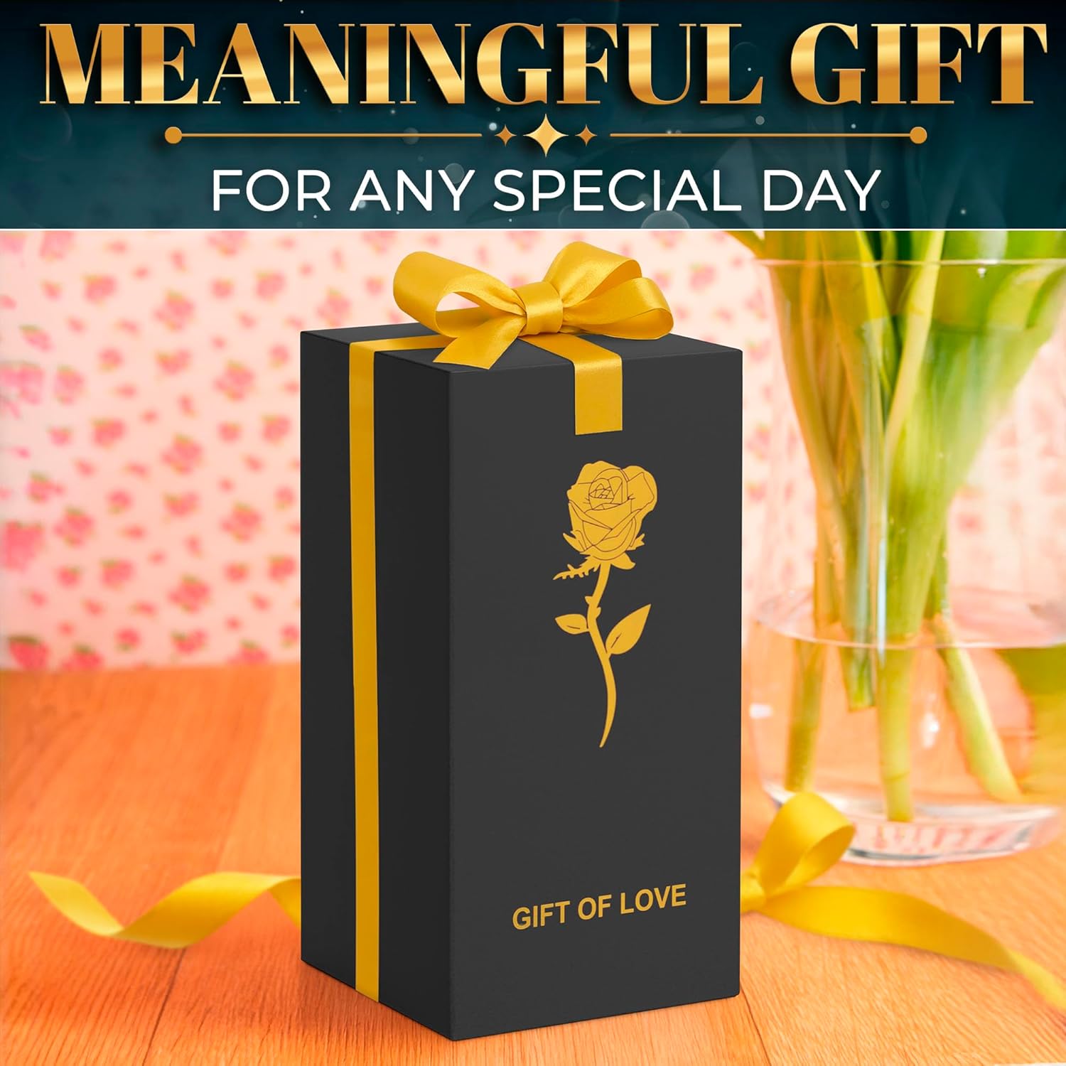 KETAR Rose in Glass Dome – LED Glass Rose Flower Lights, Romantic Flowers Roses for Home Decor, Beautiful Birthday Gifts for Women | Gifts for Mom, Grandma, & Girlfriend – Elegant Lighting Solution - Image 8