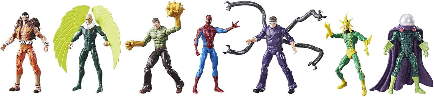 Hasbro Marvel Legends 3.75” Spider-Man vs The Sinister Six Exclusive 7 Figure Boxed Set