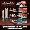 Lumibricks Stadtleben Toy Shop Lighting Clamping Building Blocks House 3086 Pieces Modular Building 2-in-1 Bauhaus & Dollhouse Teenagers & Adults Toy Fans L9100