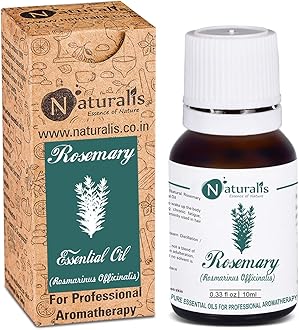 Essence of Nature Rosemary Essential Oil for Skin, Muscle & Joints, Anti-Dandruff, Hair Conditioner, Pure & Natural Therapeutic Grade - 10ml