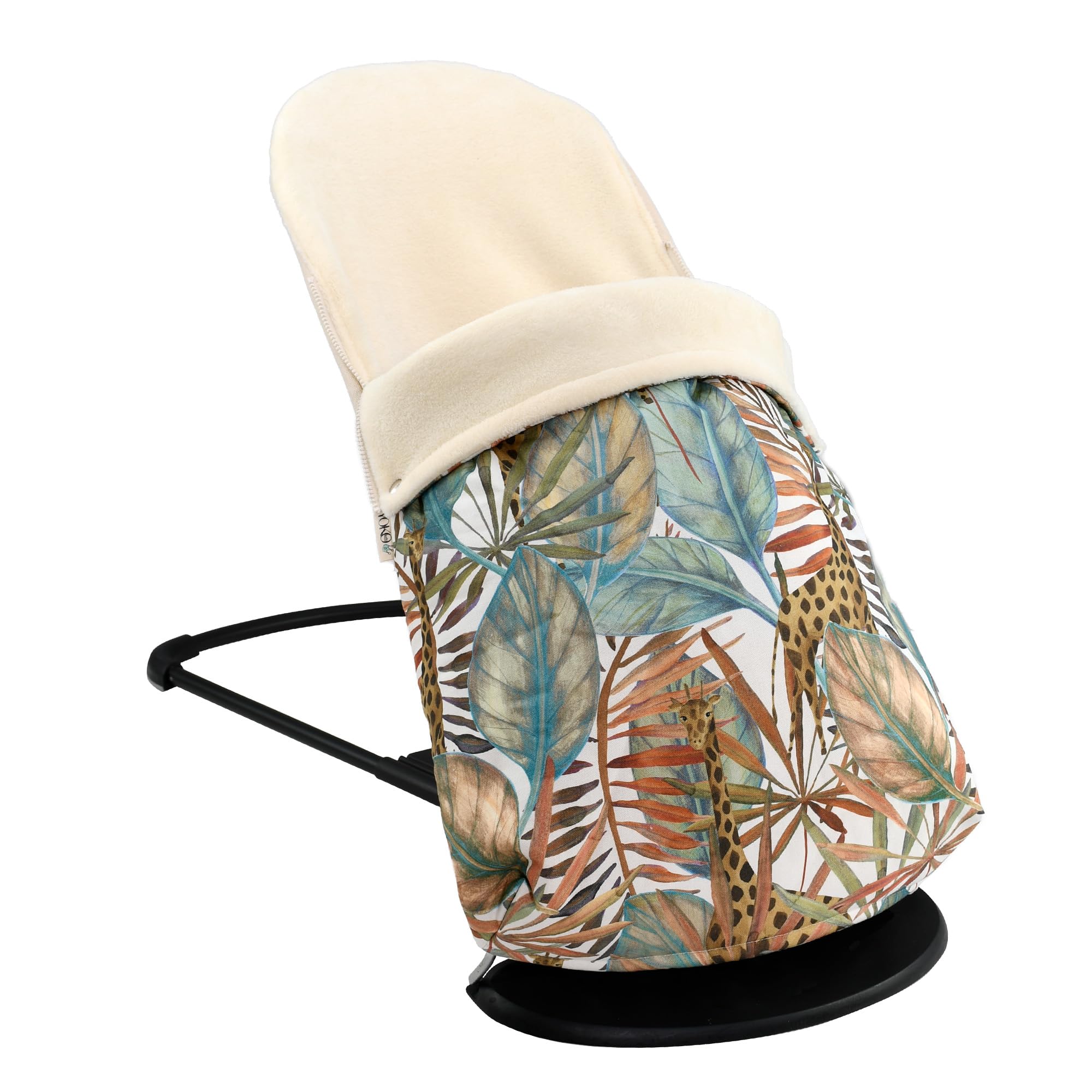 JYOKO Kids Cotton Hammock Cover and Bag Compatible with Babybjorn Soft, Balance, Bliss (Safari, Fleece), POLAR - Image 2