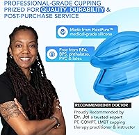 Vista 3 de Lure Essentials Sculpt Silicone ahuecamiento Theapy Set Anti Celulitis Copa Massager, succión al vacío para drenaje linfático