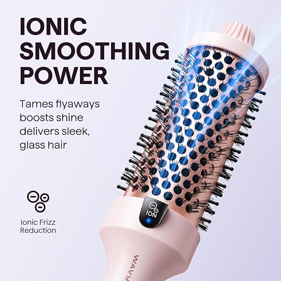 Wavytalk Blowout Boost Thermal Brush and Heat protectant Spray for Hair 1.69 Fl Oz