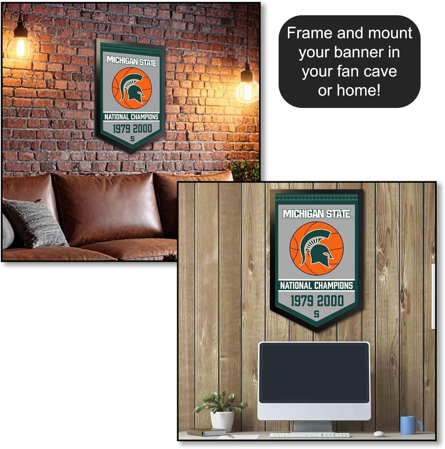 Michigan State Spartans Basketball National Champions Banner - Image 4