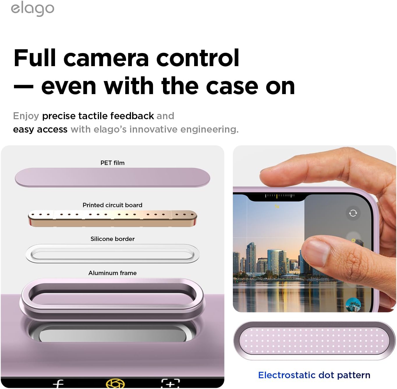  Premium Magnetic Silicone Case for iPhone 17 Pro | Compatible with MagSafe, Liquid Silicone Material, Protection, Shockproof, Slim Phone (Soft Purple) thumbnail