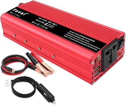 Car Power Inverter Car Solar Boost Power Inverter 12v To 220v 1500w 2000w 2600w Auto Accessories Charger Adapter 4.8A 4usb Charger Converter 694 Color Name 2600W