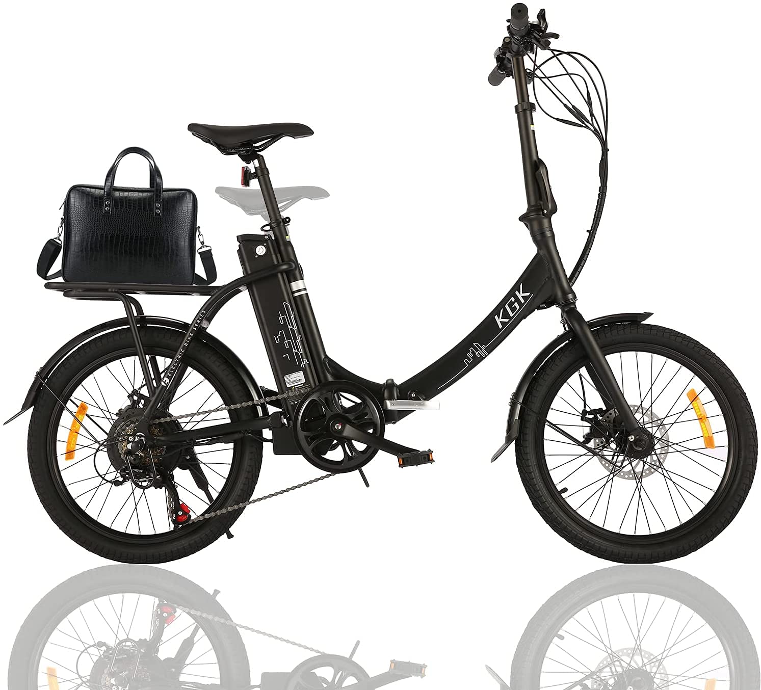 KGK 20" Folding Electric Bike for Adults Teens Elder 20MPH Foldable