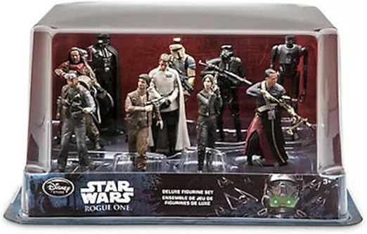 Lucas Films 10 Character Starwars Cake-Toppers / Play Set (NO Hassle Packaging)