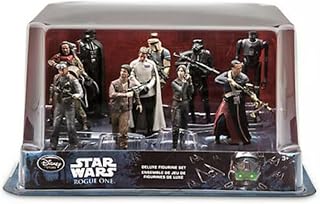Lucas Films 10 Character Starwars Cake-Toppers / Play Set (NO Hassle Packaging)