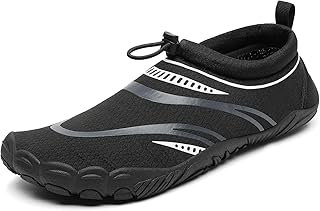 Unisex Badeschuhe Atmungsaktiv Mesh Wasserschuhe Sommer Schnell Trocknend Aquaschuhe Gr.36-46