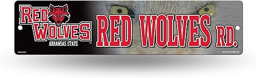 Miniatura 125 de NCAA Rico Industries Placa de calle de plástico Placa de calle de plástico de 4" x 16" Color del equipo,Alternativo,Champ,man