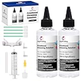 JoyPrinting Printhead Cleaning Kit, Printer Cleaning Kit, Print Head Cleaning Kit Epson, Printer Cleaner Kit for HP, Printer Cleaning Solution for Inkjet Printers Print Head Liquid Nozzles 200ml