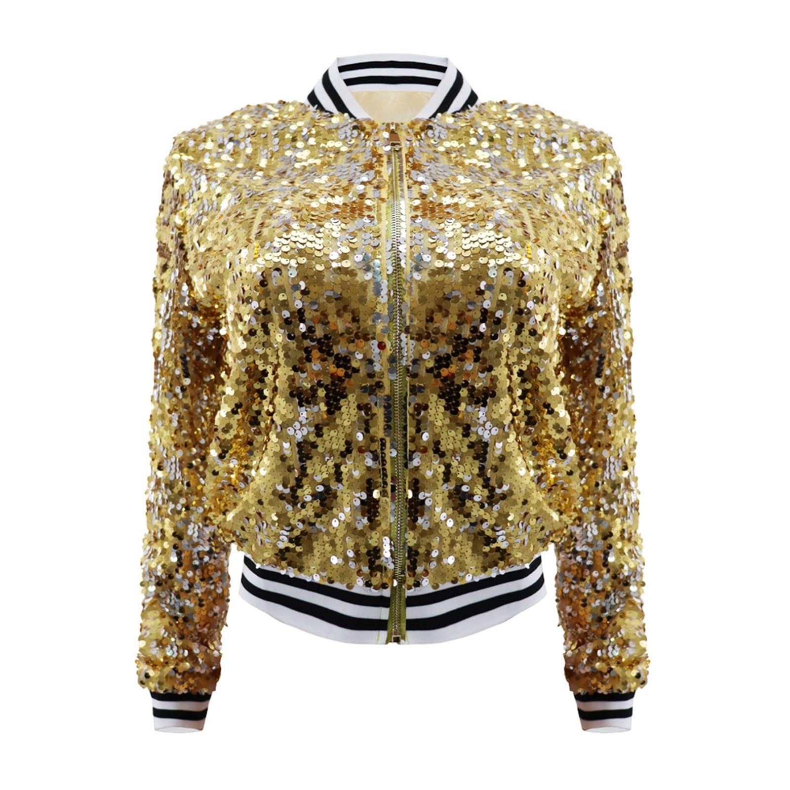 Generisch Veste demi-saison pour femme - Blouson léger et coupe-vent - Automne - Printemps - Loisirs - Sportif et élégant - A77