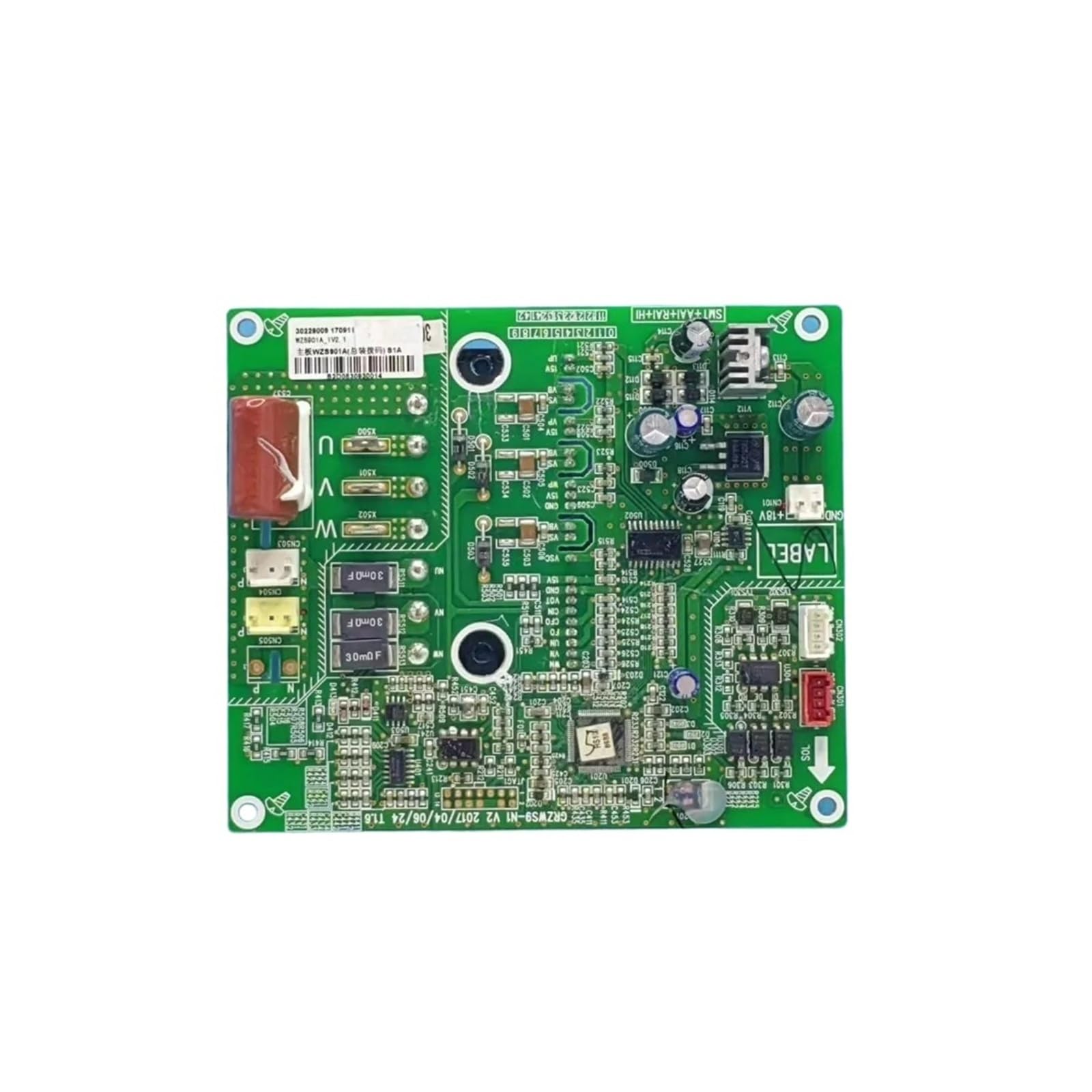 Zmtmyonpu One Color Compatible For Gree，Central Air Conditioner Outdoor Unit Fan Module 30229009 Main Board Wzs901a