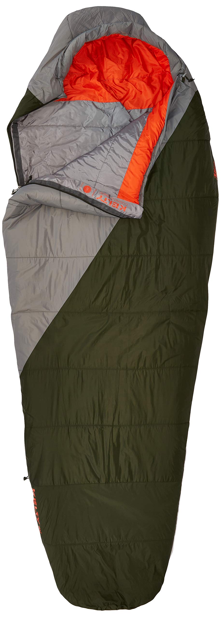 KeltyKelty Cosmic Synthetic Fill 40 Degree Backpacking Sleeping Bag, Regular ââ‚¬â€œ Compression Straps, Stuff Sack Included