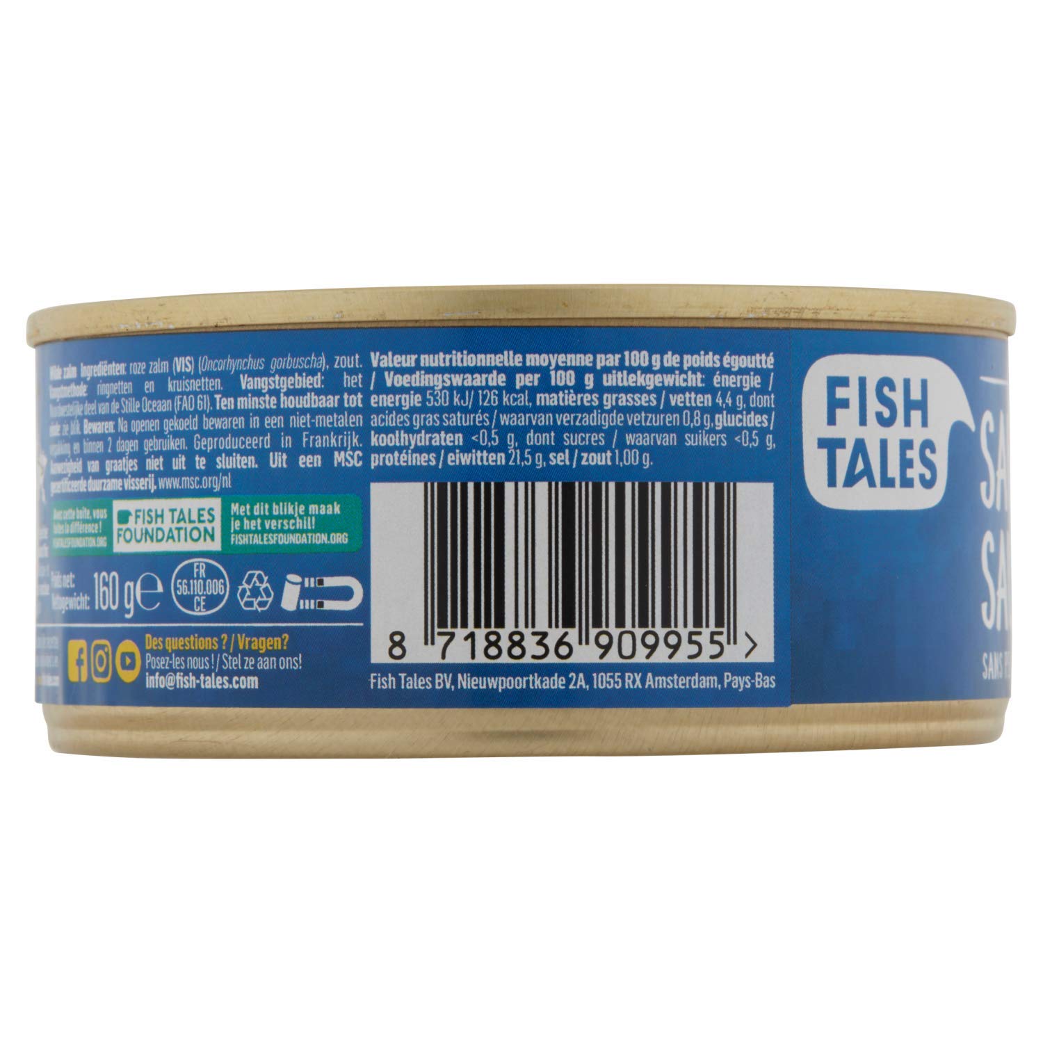 Fish Tales Rose Saumon Sauvage 12 x 160g