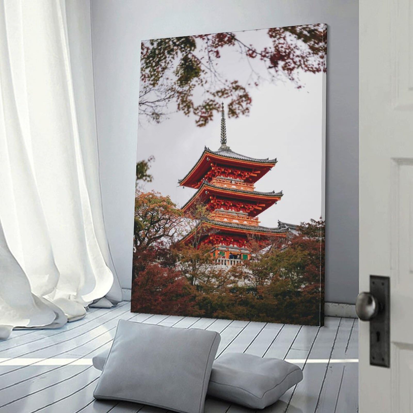 五重の塔 貼り絵 自宅保管品 五重の塔 貼り絵 自宅保管品