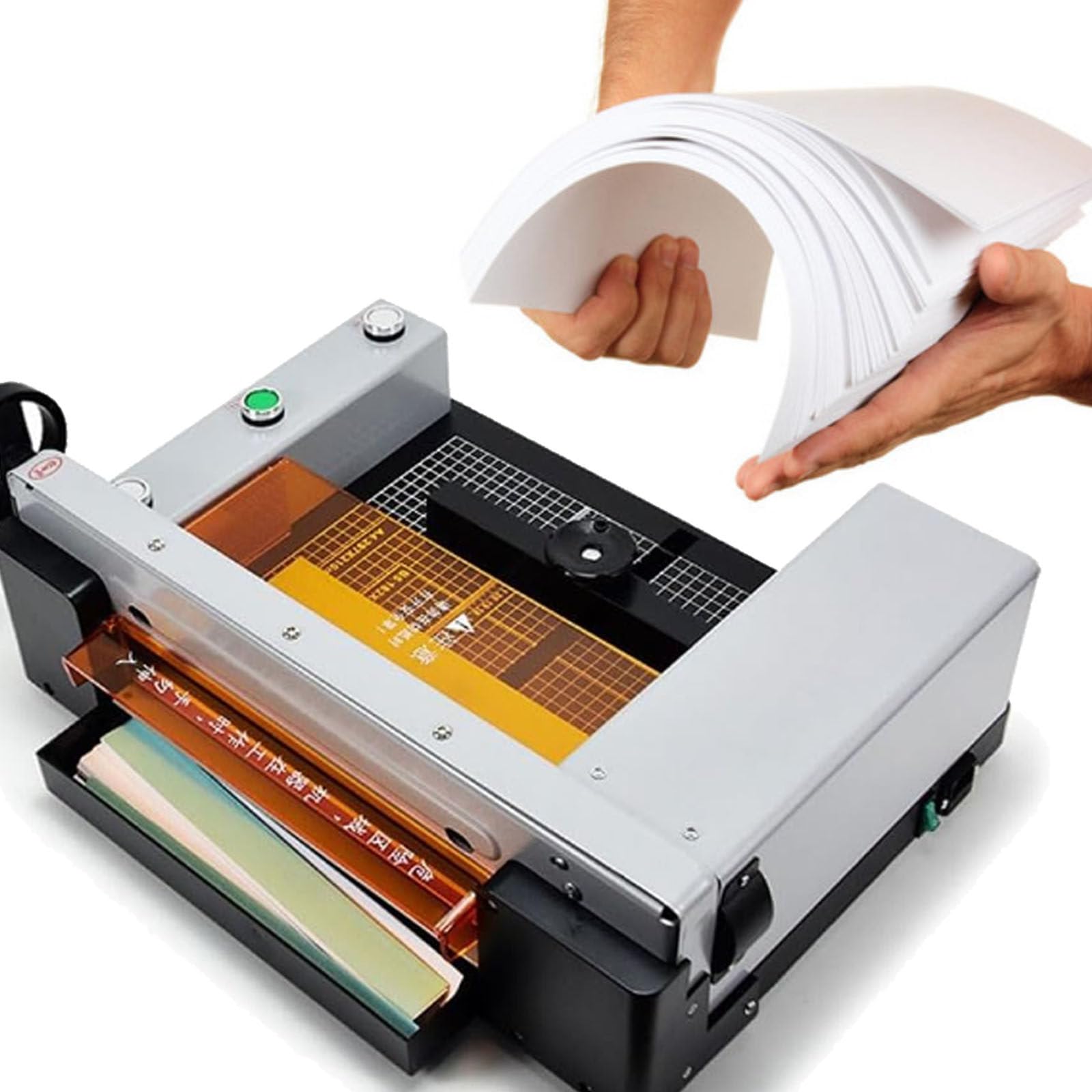 Taglierina elettrica per carta, 40 mm di spessore, taglierino automatico per carta, taglierino elettrico in pelle, carta artigianale e foto, taglierina per carte