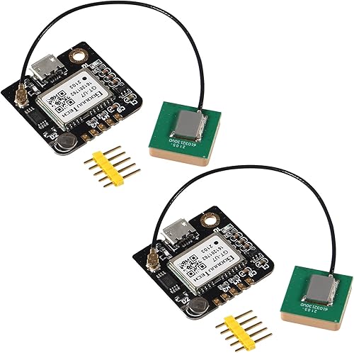 2 unids gt-u7 módulo GPS alta sensibilidad alta precisión posicionamiento navegación satélite posicionamiento compatible con GPS NEO-6M 51 MCU STM32