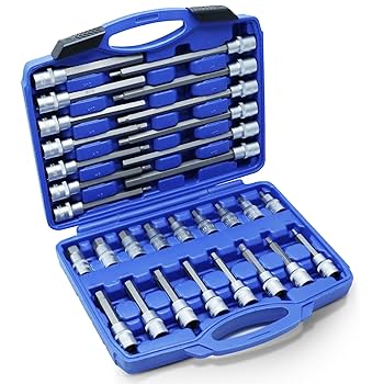 CCLIFE 30-częściowy Zestaw nasadek do bitów do nakrętek