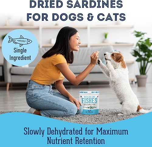 Miniatura 3 de The Granville Island Pet Treatery Sardinas para perros y sardinas para gatos (3.17 onzas, paquete de 1)  Golosinas deshidratadas de un solo