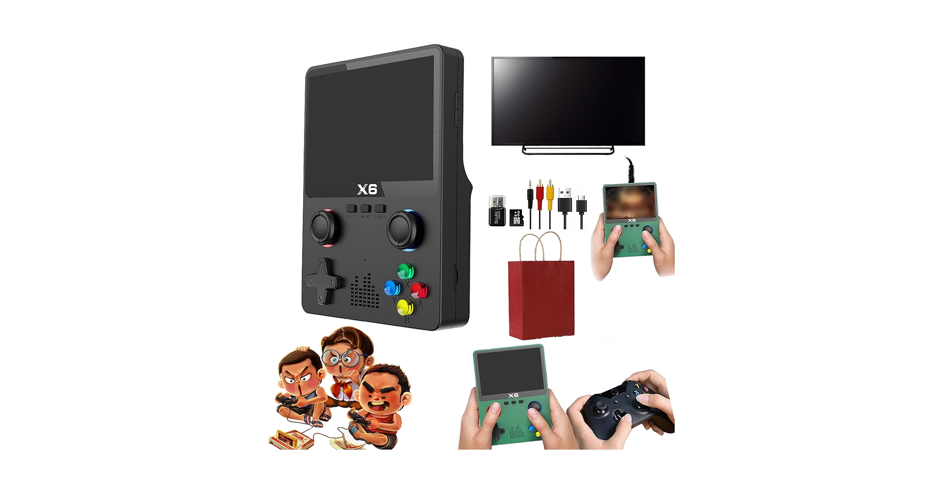 未開封】Mcbozel GBS-C レトロゲーム用コンソール【箱凹み有り】 未