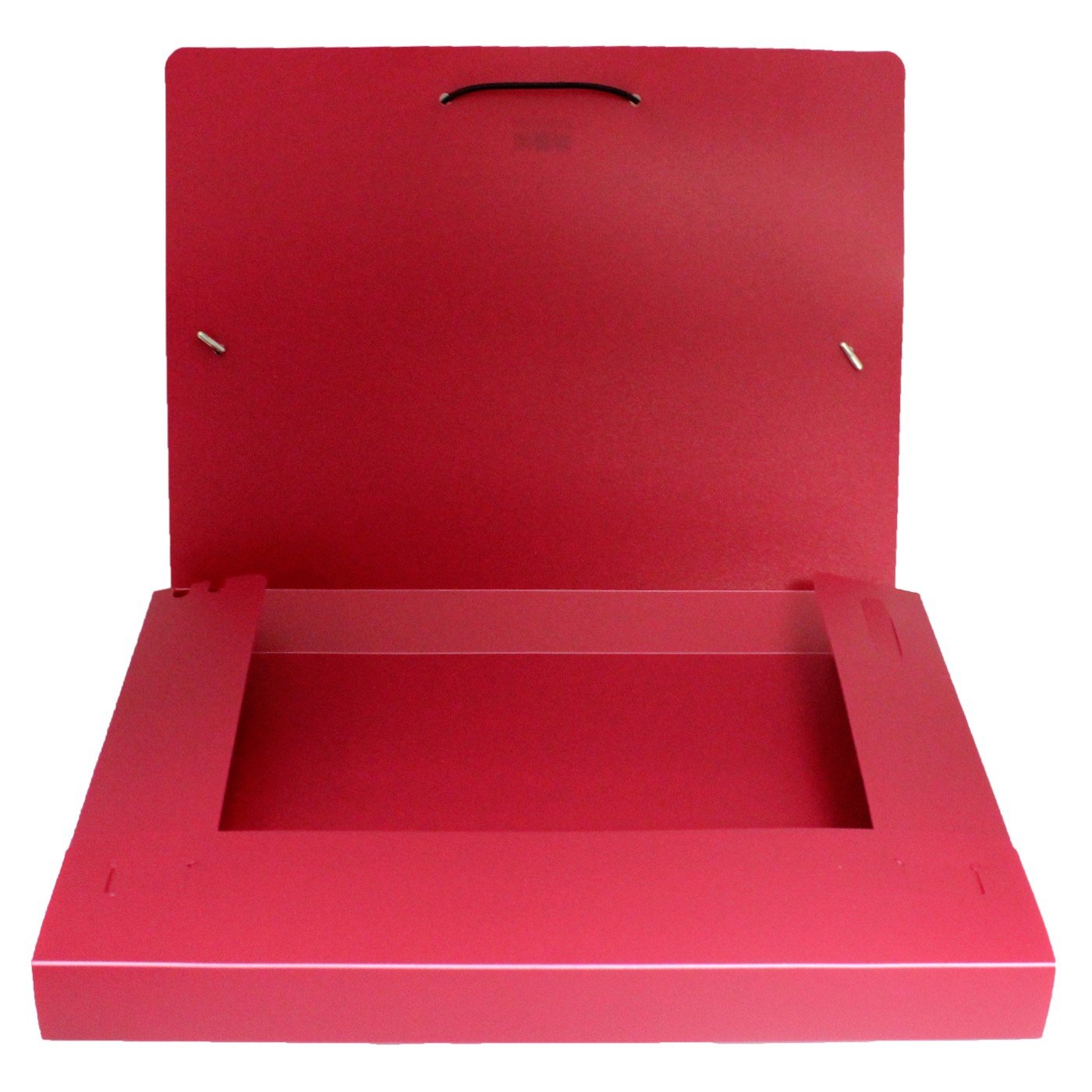 Portadocumenti Da Tavolo In Polistirene - Formato A4, Colore Rosso | Organizzatore Ufficio Impilabile E Riciclabile - Foto 7