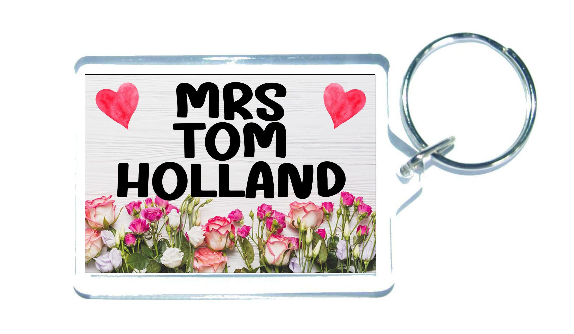 Decalarama Mrs Tom Holland Keyring Gift – Fun Cute Novelty Movie Star Fan Present