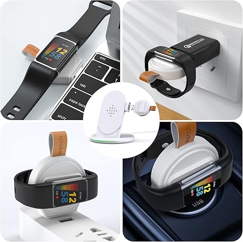 Miniatura 2 de Cargador 3 en 1 para Fitbit Charge 65Fitbit Luxe, estación de carga inalámbrica compatible con iPhone 1412 Pro Max131115, para Samsung Galaxy S23+