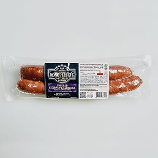 Kielbasa - Krakowska (4 Pack) 14oz, Leaner Natrual Wood Fire Smoke