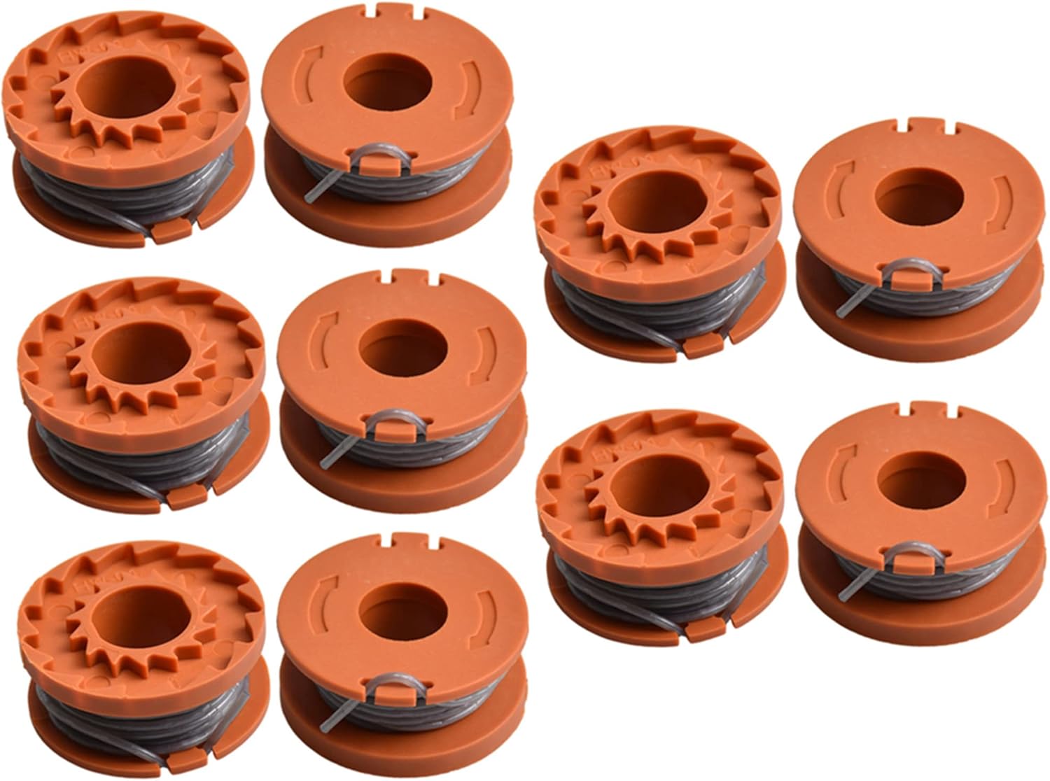 FUBESK Strimmer Spool For POWERBASE N0FGT300/20E Spool & Line for Trimmer，1.3mm Autofeed