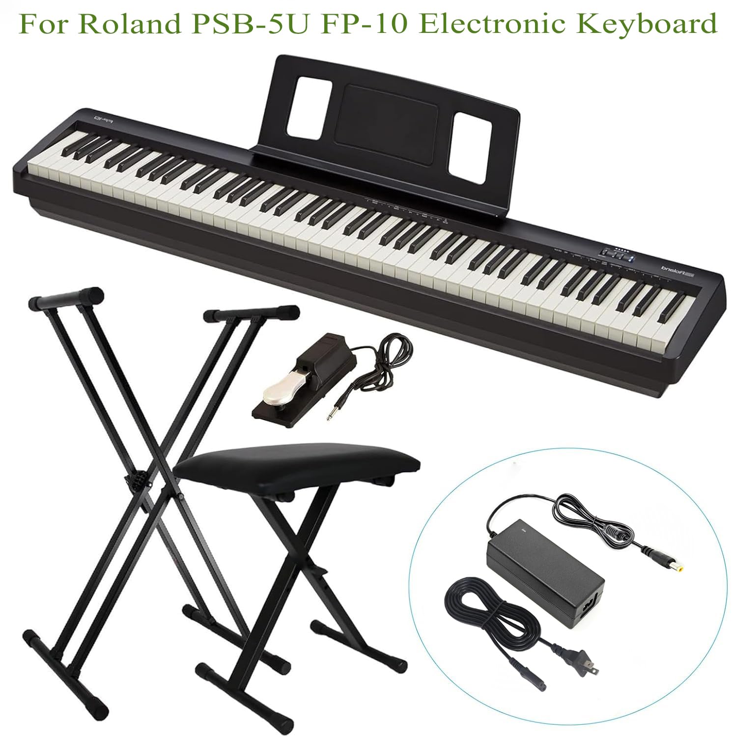 Zasilacz 12 V DC stosuje się do Roland PSB-5U do FP-10 cyfrowy pianino przewód zasilający zasilacz sieciowy, kabel zasilający 6,5FT ładowarka do klawiatury elektronicznej pianina cyfrowego